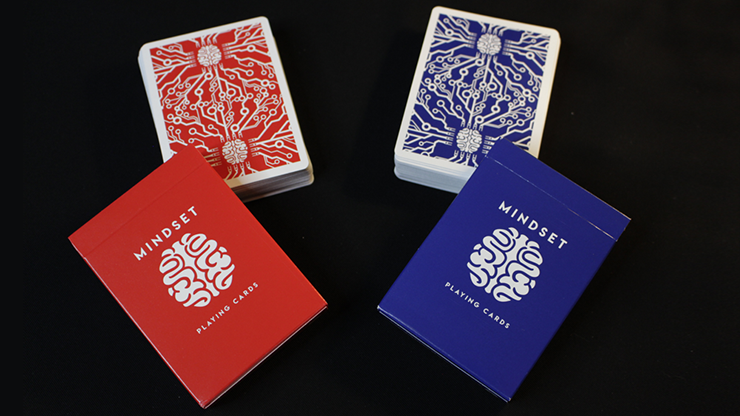 Mindset Duo 1 Red and 1 Blue Set Playing Cards (Marked) - Anthony Stan