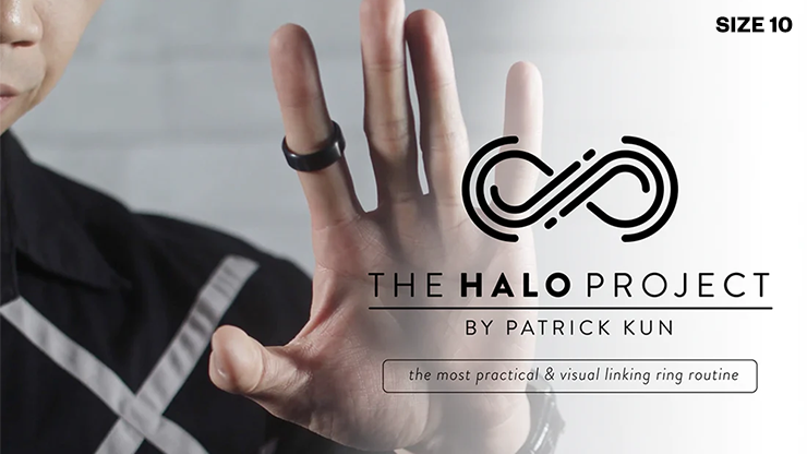 The Halo Project (Silver) Size 10 (Gimmicks and Online Instructions) - Patrick Kun