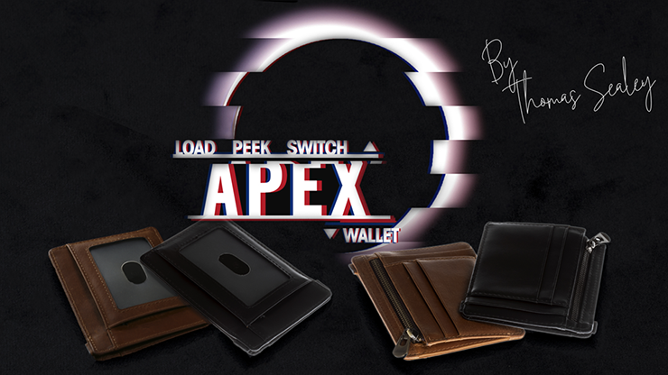 Apex Wallet Brown (Gimmick and Online instructions) - Thomas Sealey