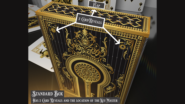 Secrets of the Key Master (with Standard Box) playing Cards - Handlordz