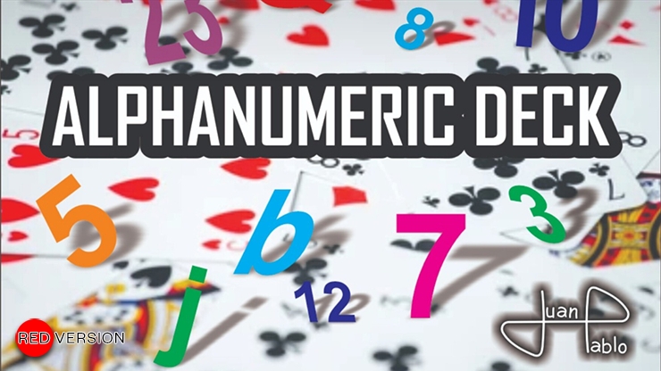 ALPHANUMERIC DECK RED - Juan Pablo