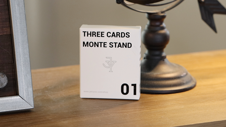 Three Cards Monte Stand RED (Gimmicks and Online Instruction) - Jeki Yoo