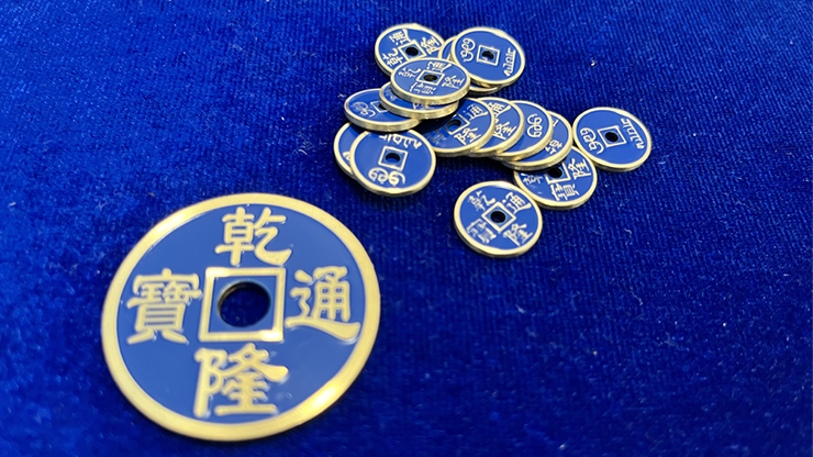 MINI CHINESE COIN BLUE - N2G