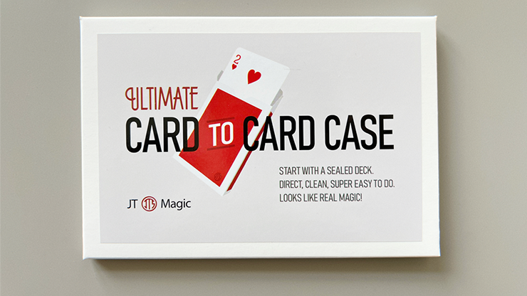 Ultimate Card to Card Case RED (Gimmicks and Online Instructions) - JT