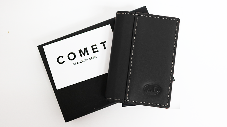 Comet Black Leather Red Shell (Gimmicks and Online Instruction) - Andrew Dean