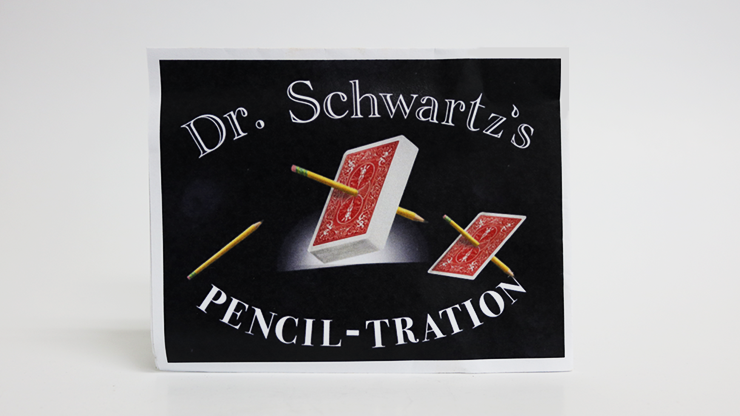 Dr. Schwartz's PencilTration (Gimmicks and Online Instructions) - Martin Schwartz   (Deck color may vary)