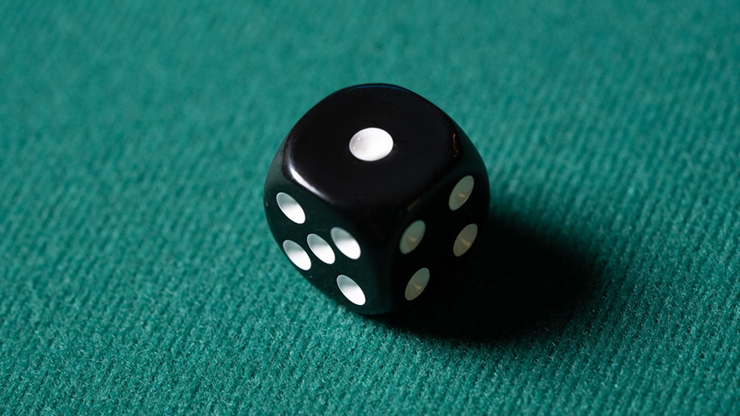 REPLACEMENT DIE BLACK (GIMMICKED) FOR MENTAL DICE - Tony Anverdi