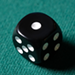 REPLACEMENT DIE BLACK (GIMMICKED) FOR MENTAL DICE - Tony Anverdi