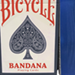 Gilded Bicycle Bandana (Blue) Playing Cards