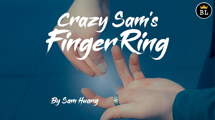 Hanson Chien Presents Crazy Sam's Finger Ring BLACK / SMALL (Gimmick and Online Instructions) - Sam Huang