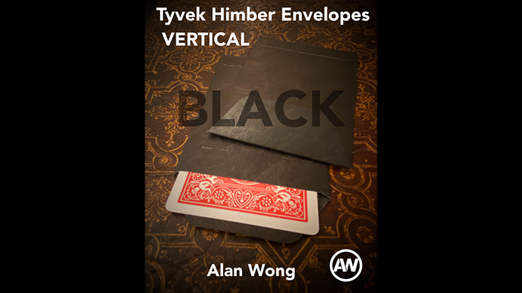 Tyvek VERTICAL Himber Envelopes BLACK (12 pk.) - Alan Wong