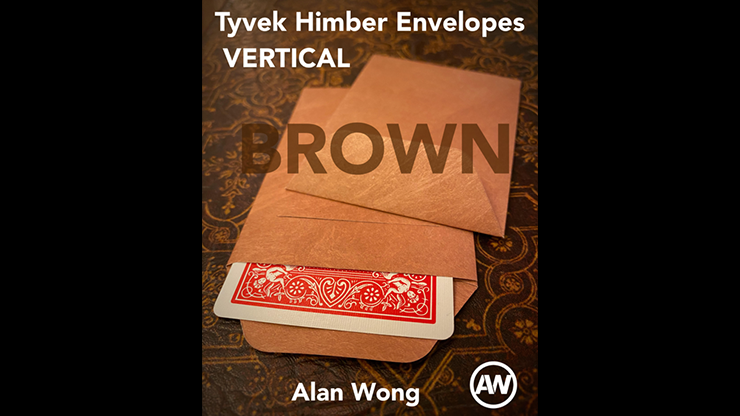 Tyvek VERTICAL Himber Envelopes BROWN (12 pk.) - Alan Wong