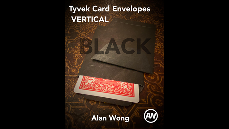 Tyvek VERTICAL Envelopes BLACK (10 pk.) - Alan Wong