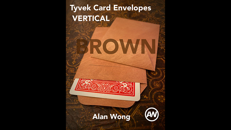 Tyvek VERTICAL Envelopes BROWN (10 pk.) - Alan Wong