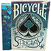 Gilded Bicycle Stingray (Teal) Playing Cards