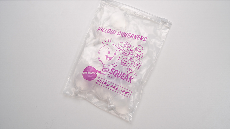 Pillow Squeaker Double Voice (12pk Medium) - Murphys Magic
