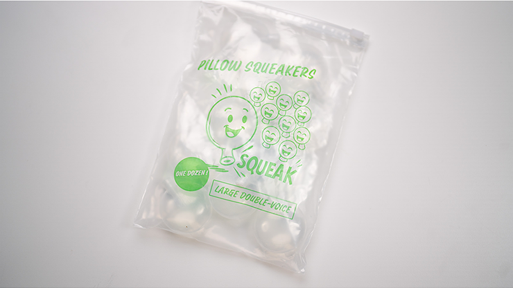 Pillow Squeaker Double Voice (12pk Large) - Murphys Magic