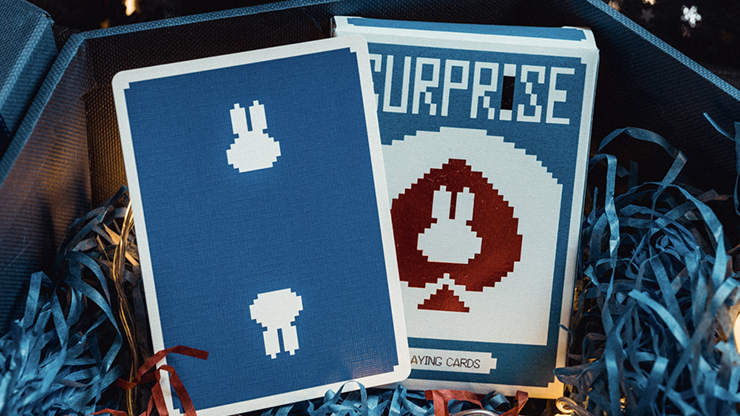Surprise Deck V5 (Blue) Playing cards - Bacon Playing Card Company