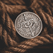 BOW AND ARROW COIN SILVER ( Gimmick and Online Instructions)  - Bacon Magic