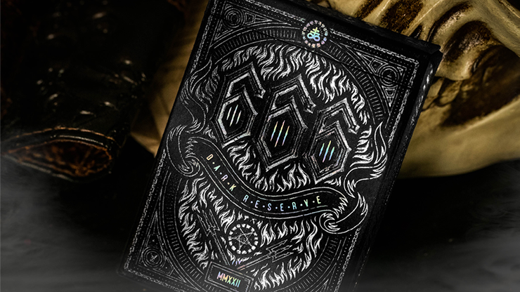 666 Dark Reserves Holographic Foiled Edition Playing Cards - Riffle Shuffle