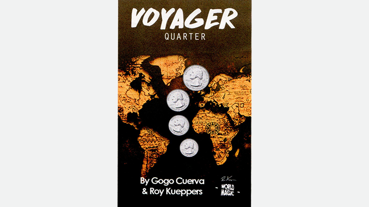 Voyager US Quarter (Gimmick and Online Instruction) - GoGo Cuerva