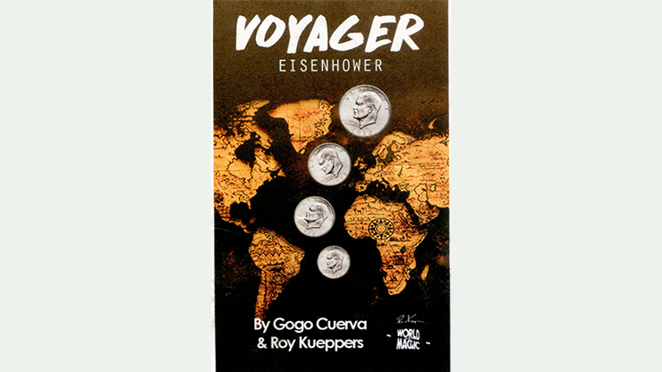 Voyager US Eisenhower Dollar (Gimmick and Online Instruction) - GoGo Cuerva