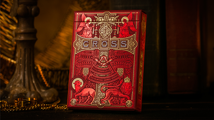 The Cross (Maroon Martyrs) Playing Cards - Peter Voth x Riffle Shuffle