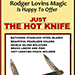 JUST THE HOT KNIFE by Rodger Lovins - Trick