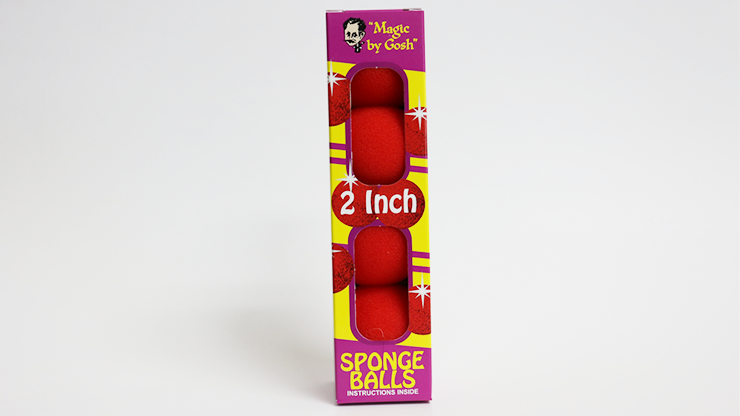 2 inch PRO Sponge Ball (Red) Box of 4 from Magic - Gosh