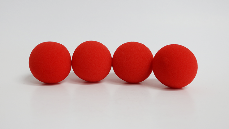 2 inch PRO Sponge Ball (Red) Bag of 4 from Magic - Gosh