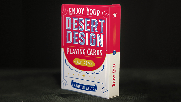 Desert Design (Ru- Red) Playing Cards