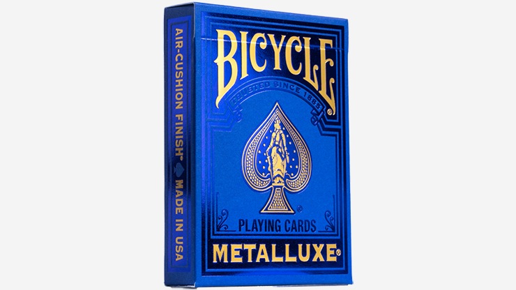 Bicycle Metalluxe Blue Playing Cards - US Playing Card Co.