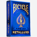 Bicycle Metalluxe Blue Playing Cards - US Playing Card Co.