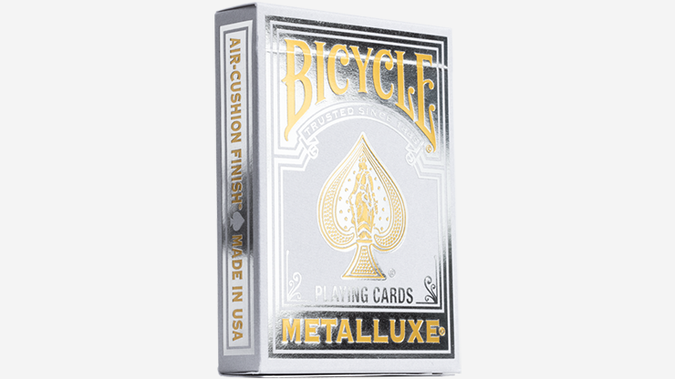 Bicycle Metalluxe Silver Playing Cards - US Playing Card Co.