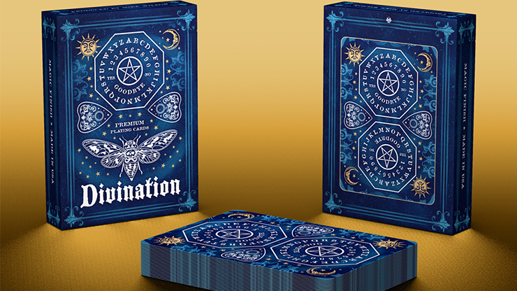 Divination (Blue) Playing Cards - Midnight Cards