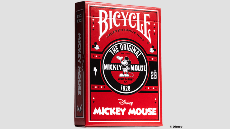 Bicycle Disney Classic Mickey Mouse (Red)  - US Playing Card Co.