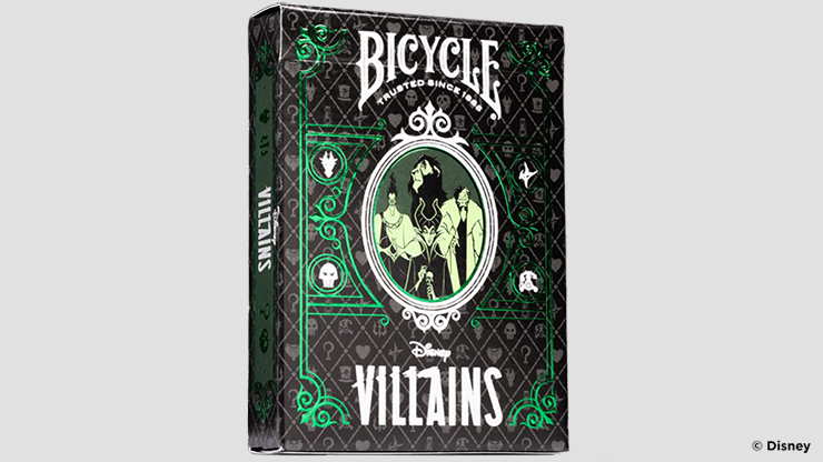 Bicycle Disney Villains (Green)  - US Playing Card Co.