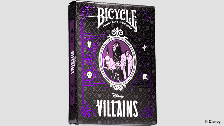 Bicycle Disney Villains (Purple)  - US Playing Card Co.