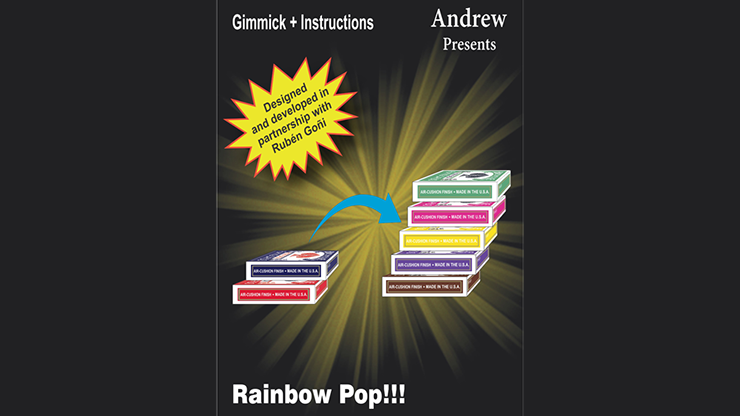 RAINBOW POP (Gimmicks and Online Instructions) - Andrew Magic