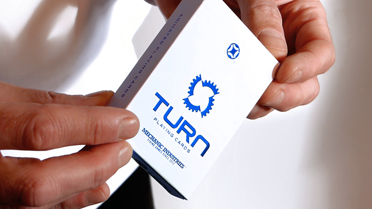 TURN (Blue) Playing Cards - Mechanic Industries