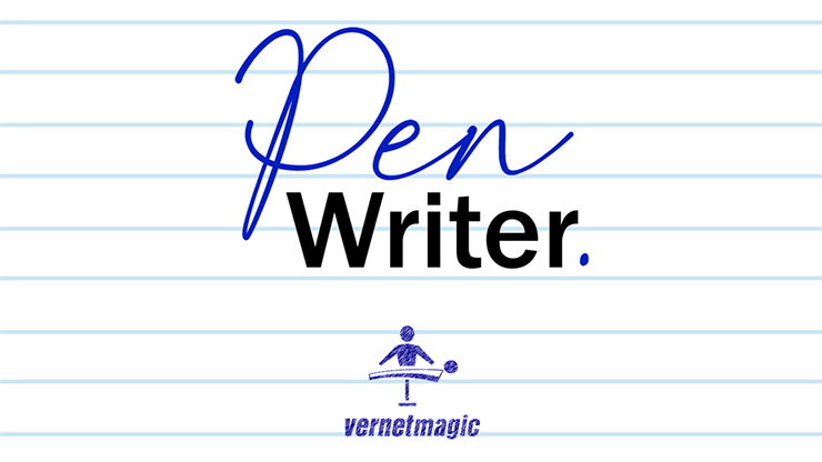 PEN WRITER Red (Gimmicks and Online Instructions) - Vernet Magic