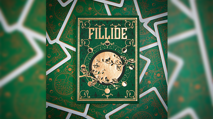 Fillide: A Sicilian Folk Tale Playing Cards V2 (Forest Green) - Jocu