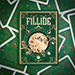 Fillide: A Sicilian Folk Tale Playing Cards V2 (Forest Green) - Jocu