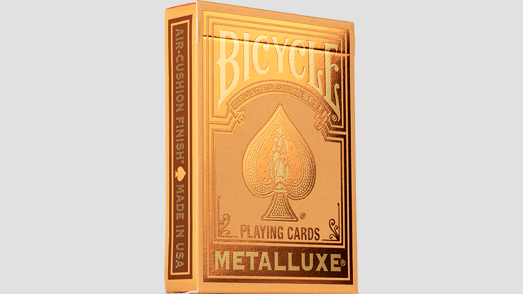 Bicycle Metalluxe Orange Playing Cards - US Playing Card Co.