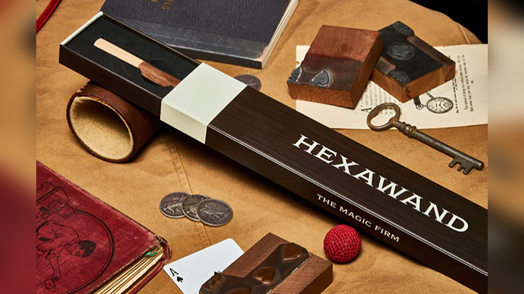 Hexawand Walnut (Brown) Wood - The Magic Firm