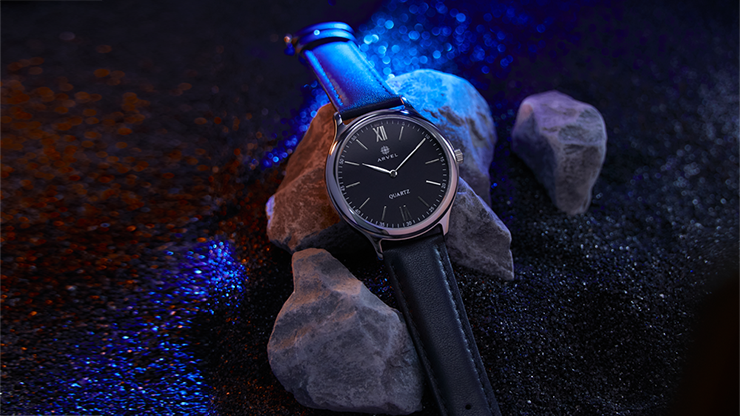 IARVEL WATCH (Silver Watchcase Black Dial) - Iarvel Magic and Bluether Magic