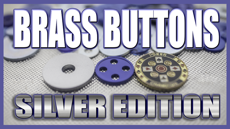 BRASS BUTTONS SILVER EDITION (Gimmicks and Online Instruction) - Matthew Wright