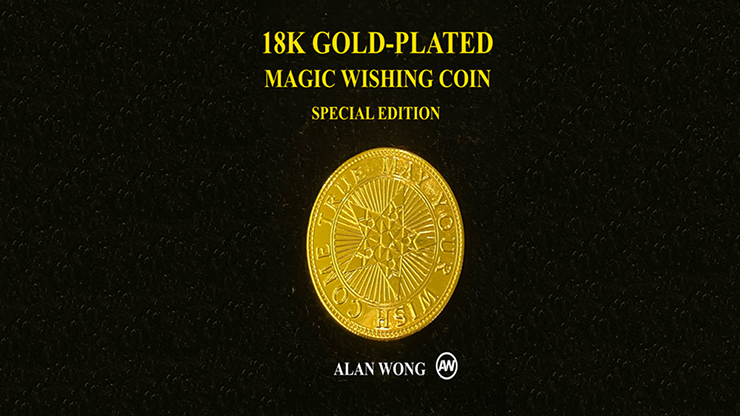 18K Gold Plated Magic Wishing Coin - Alan Wong