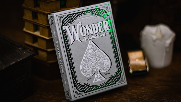 Emerald Wonder (Silver Gilded) Playing Cards