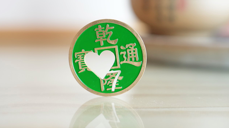 Chinese Coin with Prediction (Green 7H)